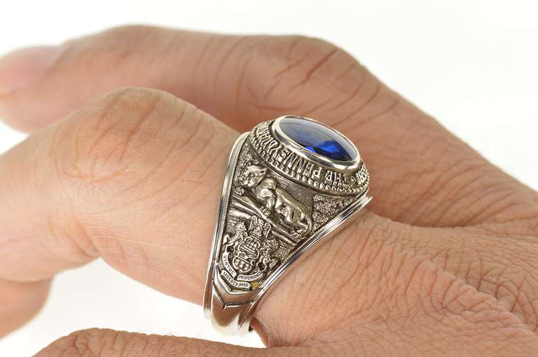10K White Gold 1969 Pennsylvania State University Class Ring