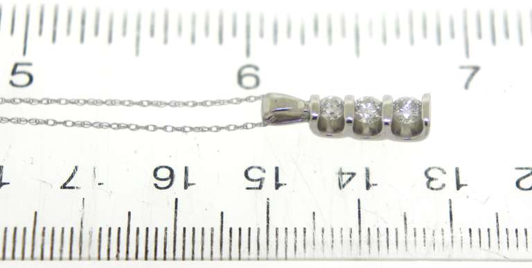 Favorite Diamond Past, Present & Future Necklace