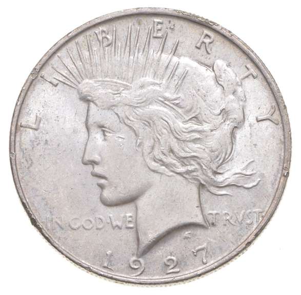 1927-D Peace Silver Dollar