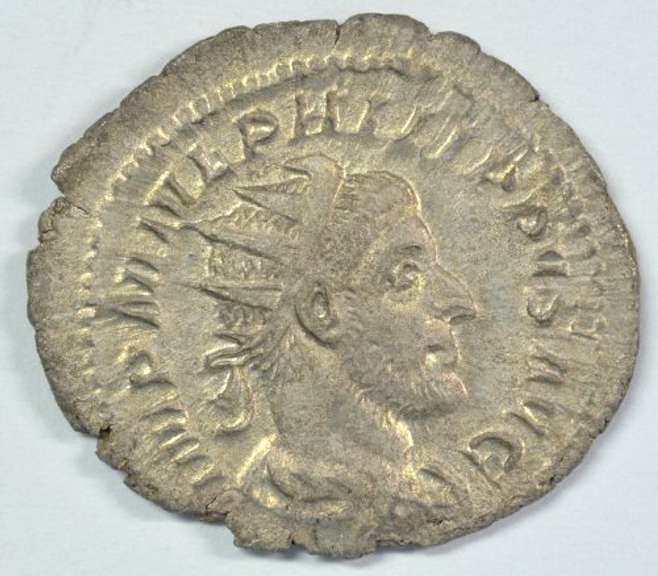 High end Roman Silver Ancient of Philip I, 244-249 AD