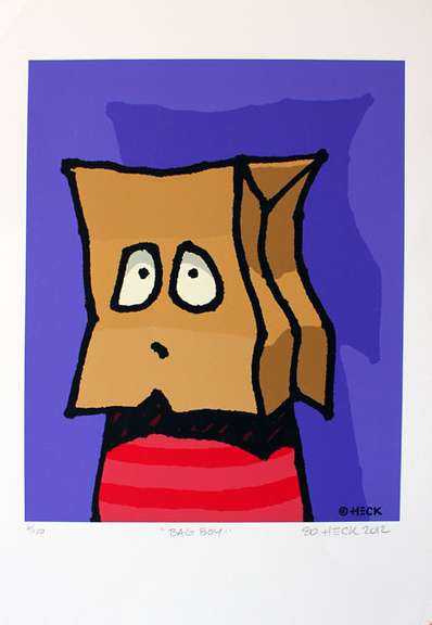 Ed Heck Bag Boy Signed Limited Edition