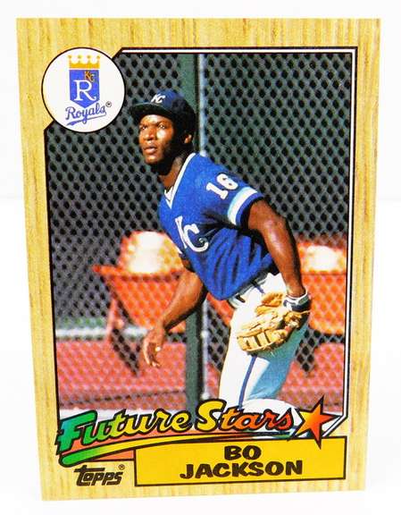 1987 Bo Jackson Rookie Baseball Card