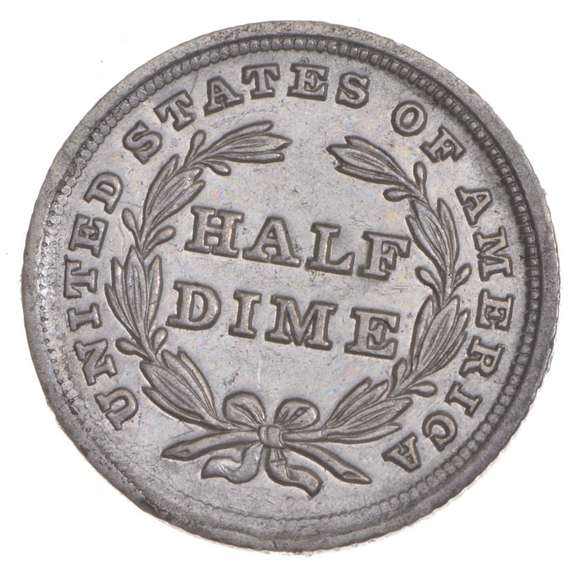 1837 Seated Liberty Half Dime - Large Date