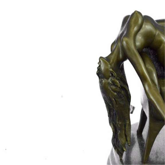 Details about 2 Pcs Handcrafted Sexy Nude Woman on Sofa Chair Bronze Sculpture Statue Figurine