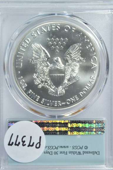 Perfect PCGS MS70 2017 $1 Silver Eagle. West Point Mint