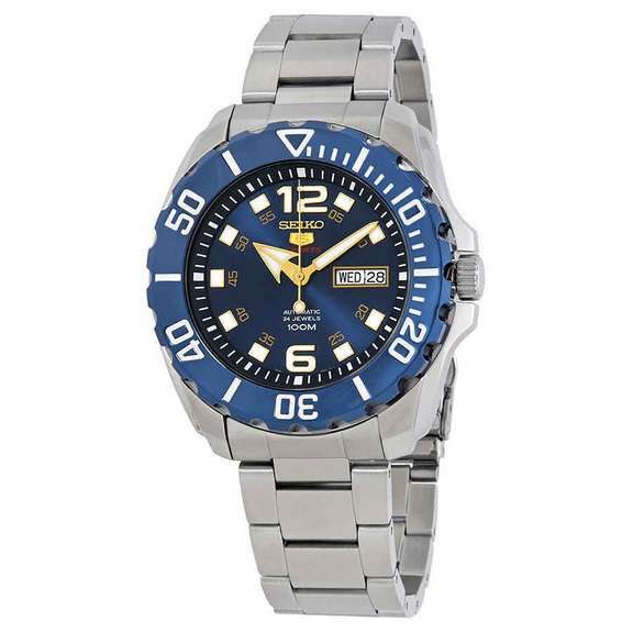 Seiko Series 5 Blue Dial Stainless Steel