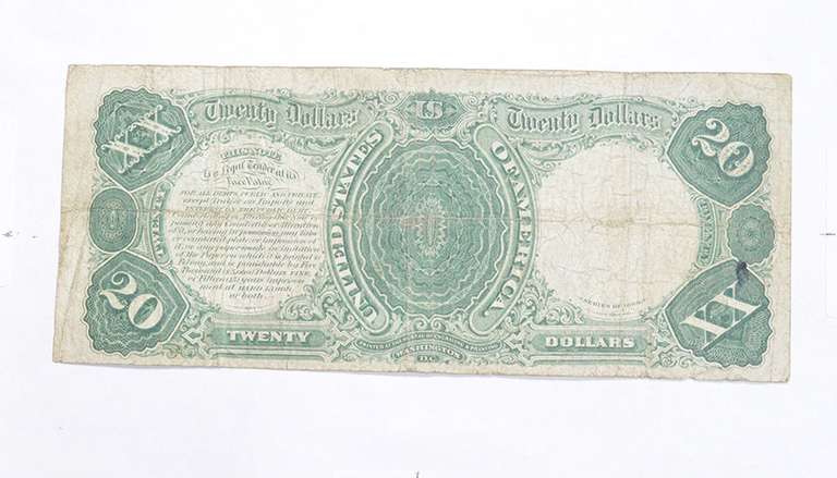 1880 $20.00 Washington, D.C. United States Large Note
