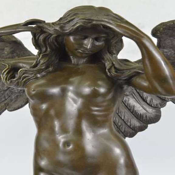 Descending Night Bronze Sculpture
