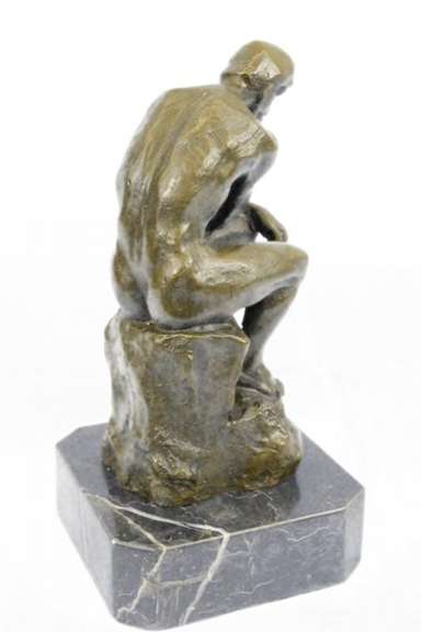 Thinker Symbol of Philosophy Bronze Sculpture
