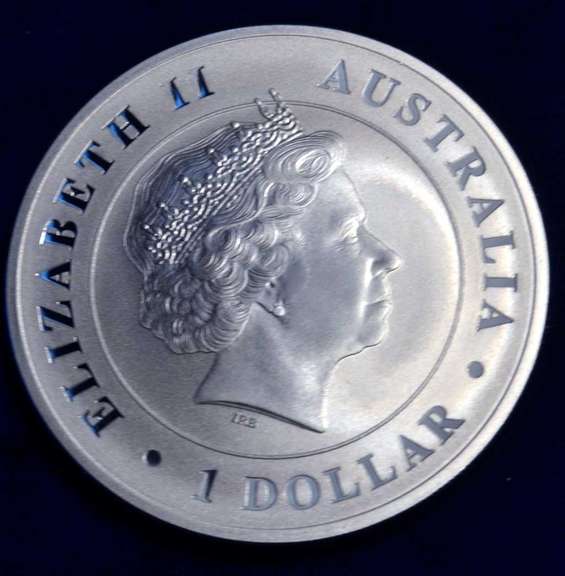 2014 Australian 1 oz Silver Crocodile 1 Dollar Coin