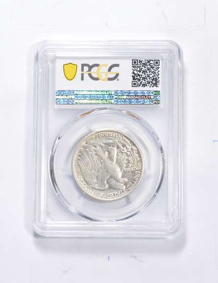 AU50 1920-S Walking Liberty Half Dollar - Graded PCGS