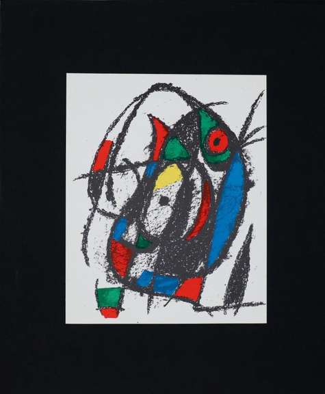 JOAN MIRO LITHOGRAPHIE ORIGINALE 1975