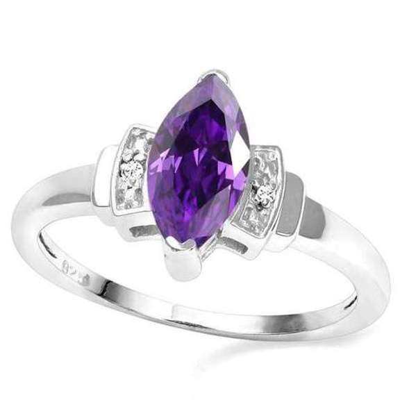 Amethyst Sterling Silver Ring