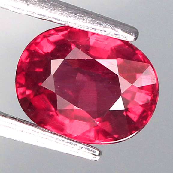 Untreated 1.12ct raspberry red Rhodolite Garnet