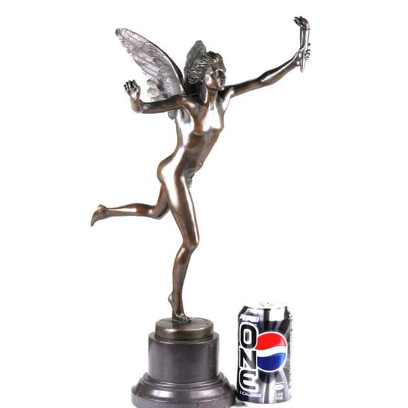Winged Fairy by Dumont Bronze Sculpture