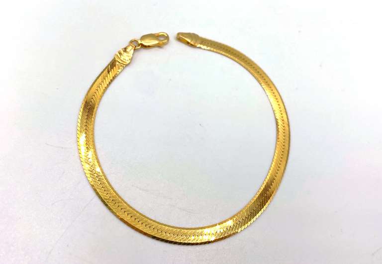 Always Needed 14kt Herringbone Bracelet