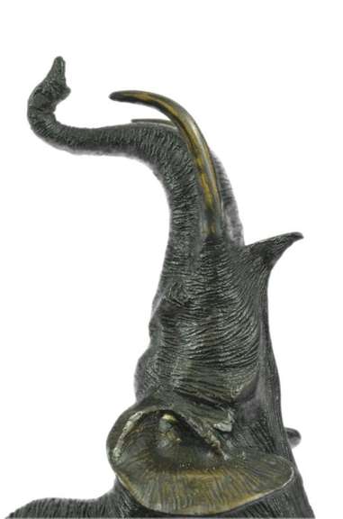 Asian Elephant Bronze Sculpture