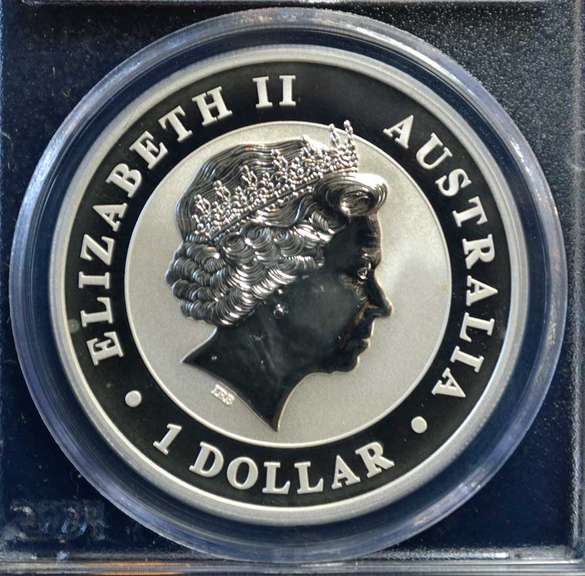 2012  1 oz Silver Kookaburra PCGS MS 70 Dragon Privy Mark First Strike