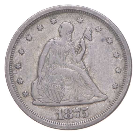 1875-S Seated Liberty Twenty-Cent Piece