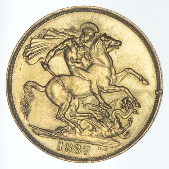 1887 United Kingdom Gold Crown - Victoria
