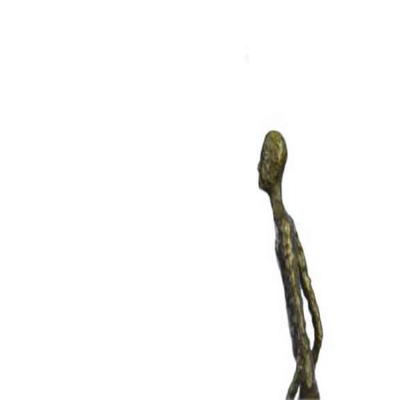 Strawberry and Walking Man Bronze Sculpture