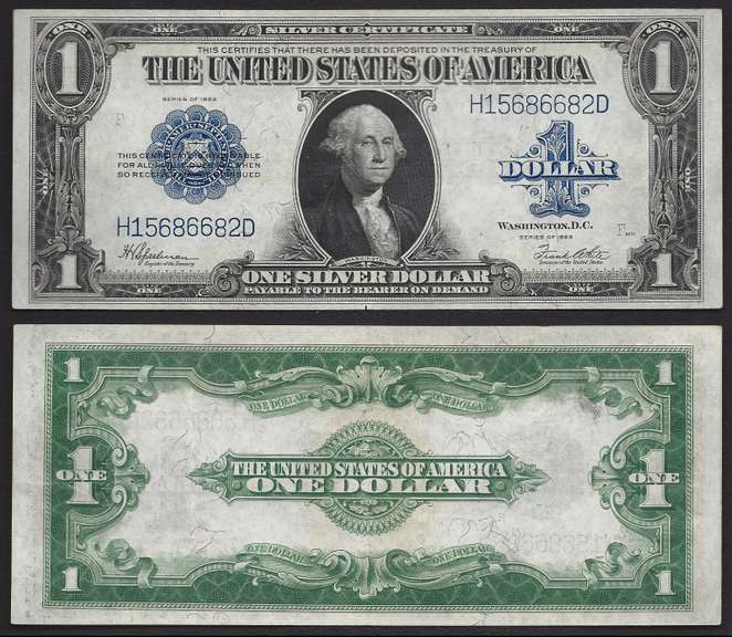 $1 1923 Silver Certificate Extremely Fine