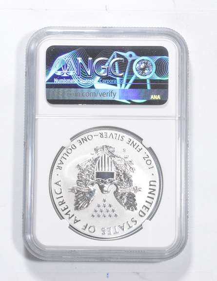 ENHANCED REV PF70 2019-S American Silver Eagle - Graded NGC