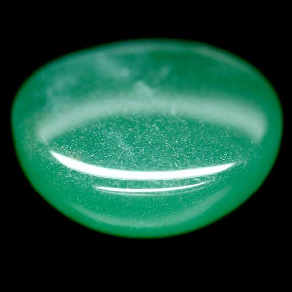 Gorgeous 24.40ct dark green Aventurine cabochon
