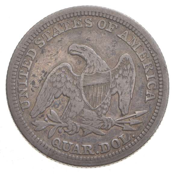1846 Seated Liberty Quarter