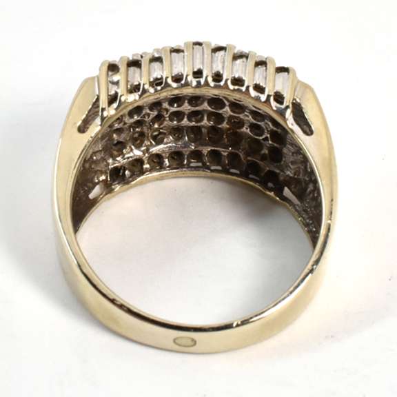 Glittery Cluster of 72 diamonds