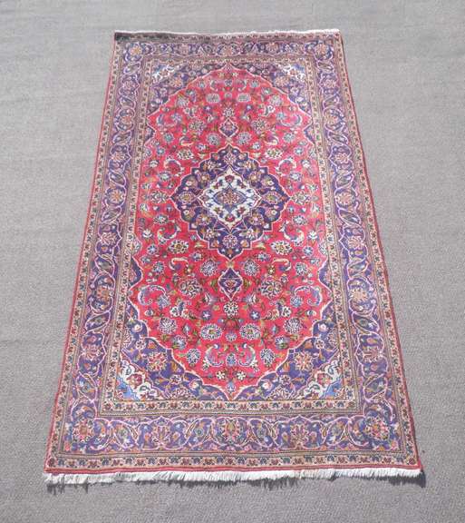 Semi Antique Persian Kashan 4.9x8.9