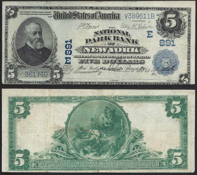 $5 1902 ND NBN New York, NY