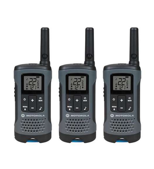 3 Pack FRS 20 Mile Range Gray Radios