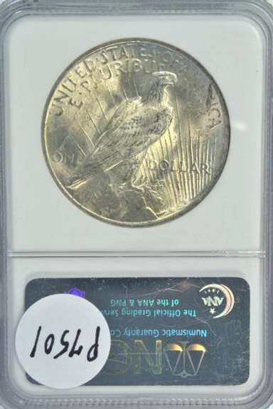 Near Gem 1922 Peace Dollar. NGC MS64 Great Montana Coll