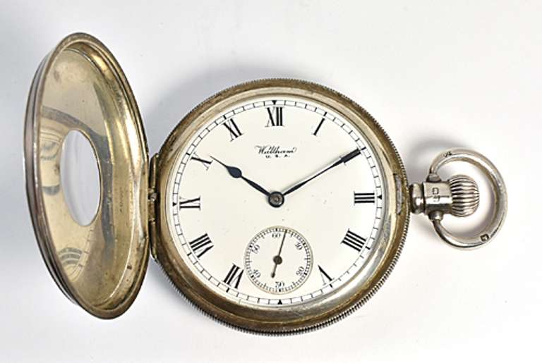 Beautiful Demi-Case Sterling Pocketwatch