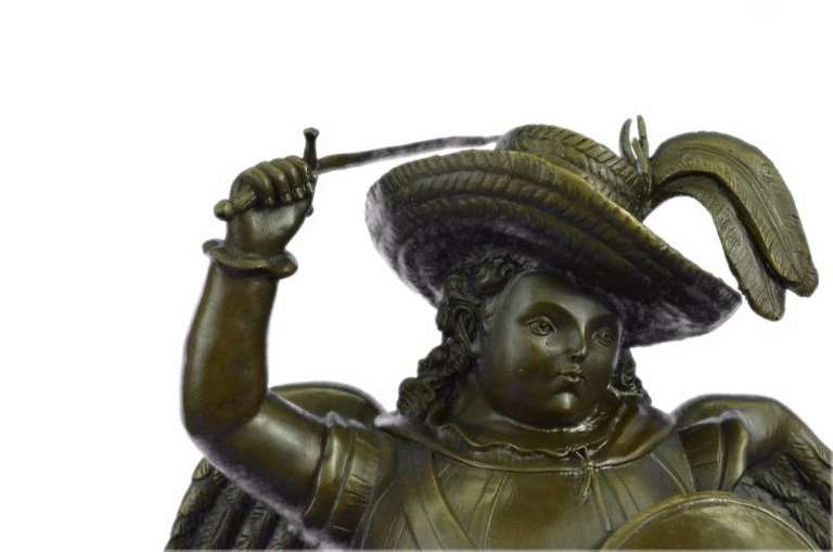 Archangel With Hat Bronze Sculpture