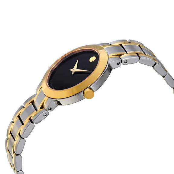 Movado Quartz Black Dial Watch