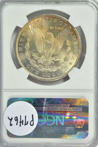 Spectacular GEM 1880-S Morgan Silver Dollar. NGC MS65