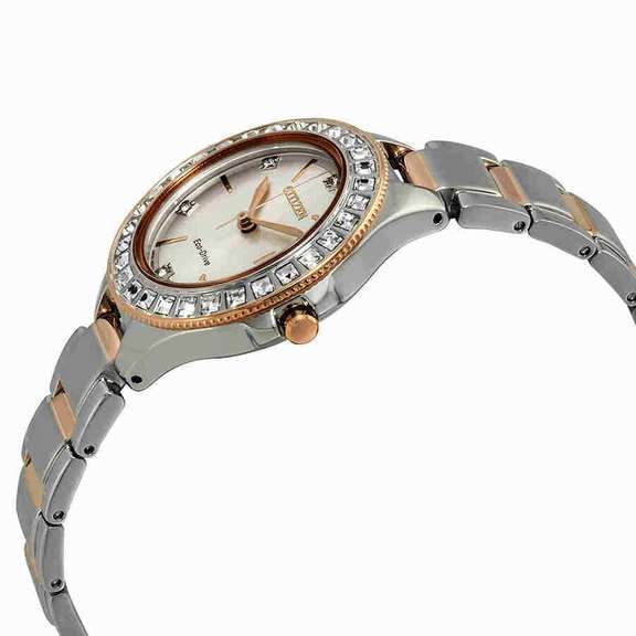 Citizen Silhouette Crystal Silver Dial Watch