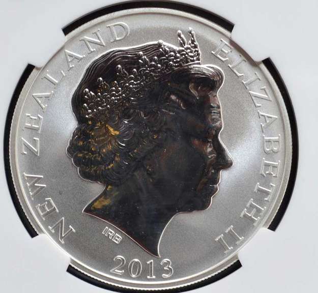 2013 Newzealand S$1 Kiwi ER NGC SP70