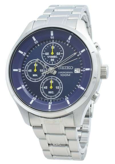 Seiko Chronograph Blue Dial