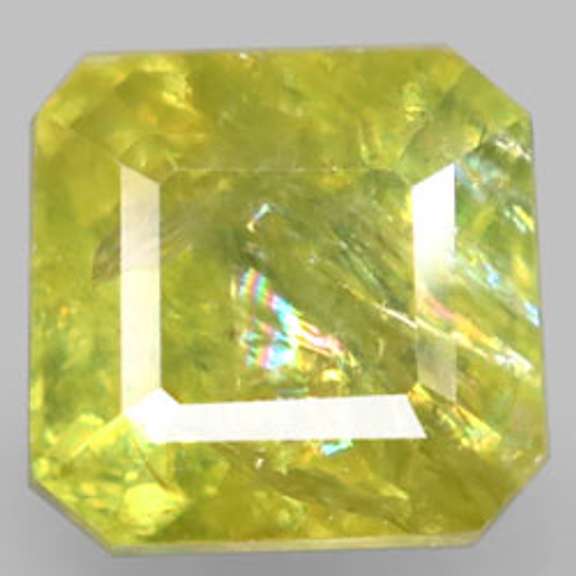 Gorgeous 3.94ct color shifting Russian Sphene