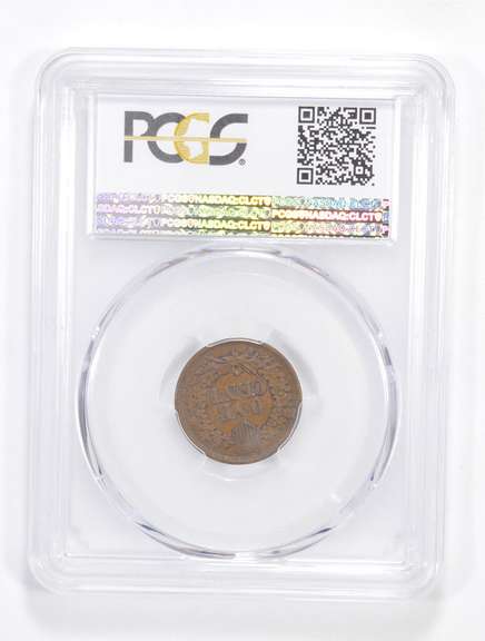 AU50 1867 Indian Head Cent - Graded PCGS