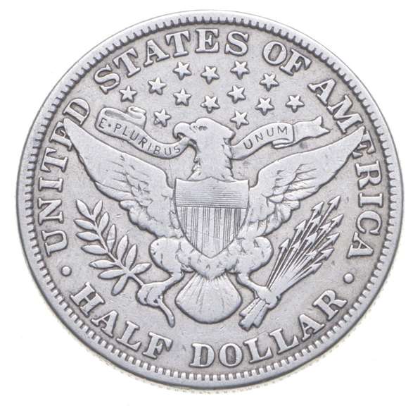 1913 Barber Half Dollar
