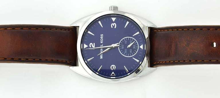Michael Kors Tan Leather Watch