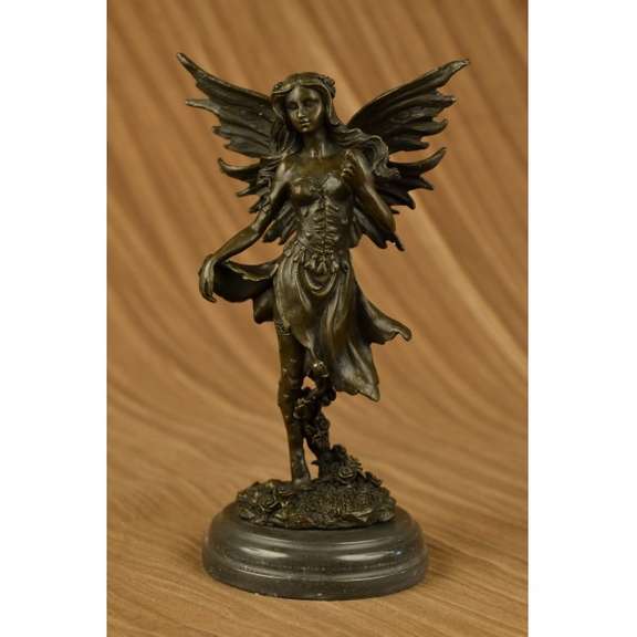 Mythical Bronze Fairy Angel Sculpture