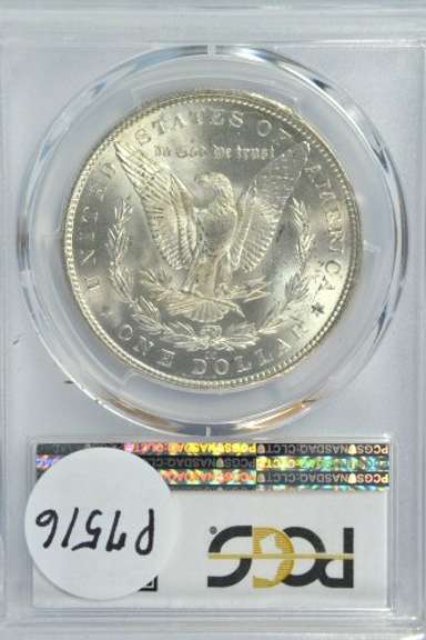 Super Gem BU 1882-CC Morgan Silver Dollar. PCGS MS65