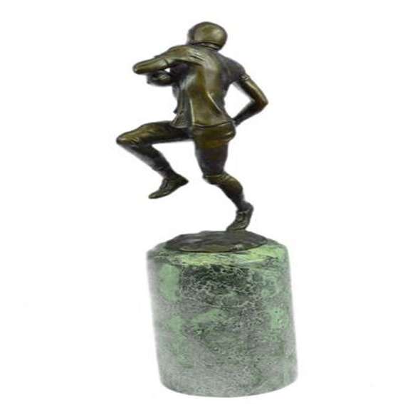 Trophy Football Player Bronze Sculpture