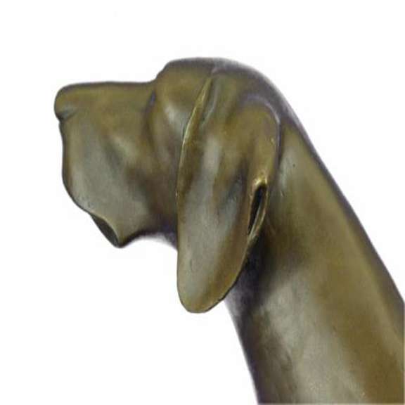 Basset Hound Hush Puppy Bronze Statue