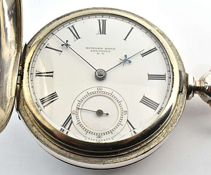 Attractive Fredonia Pocket Watch in Coin Silver